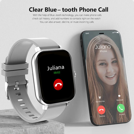 Modern Sports Smart Watch – Fitness Tracking & Wireless Calling Features