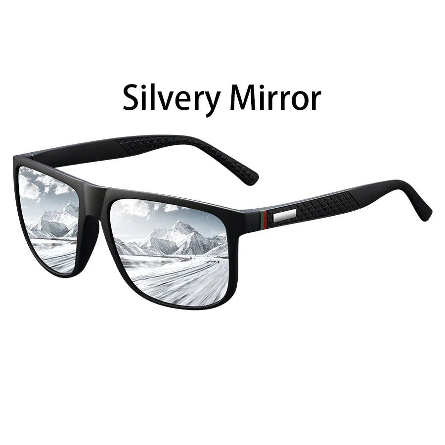 Classic Square Polarized Sunglasses β Lightweight Outdoor Style