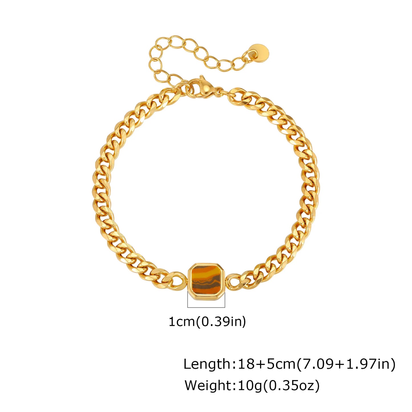Hip Hop Cuban Link Bracelet for Men – Stylish Fashion Jewelry Wristband