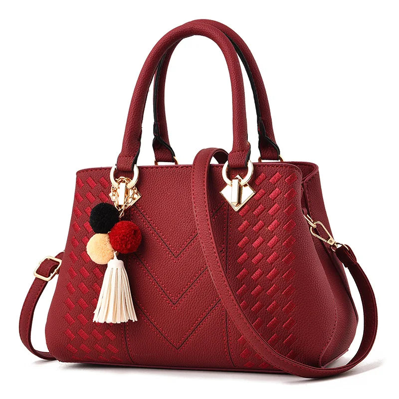 Vintage Leather Tote Bag – Elegant Everyday Women’s Handbag