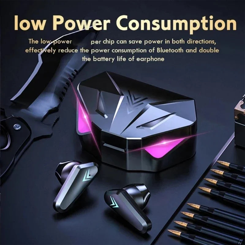 Wireless Bluetooth Earbuds with LED Display β Deep Bass Sound