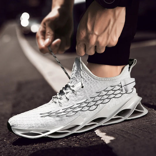 Men’s Breathable Casual Sneakers – Lightweight Fashion Running Shoes