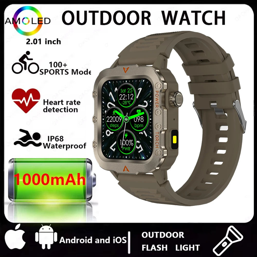 Modern Sports Smartwatch with Bluetooth Calls & Multi Function Display