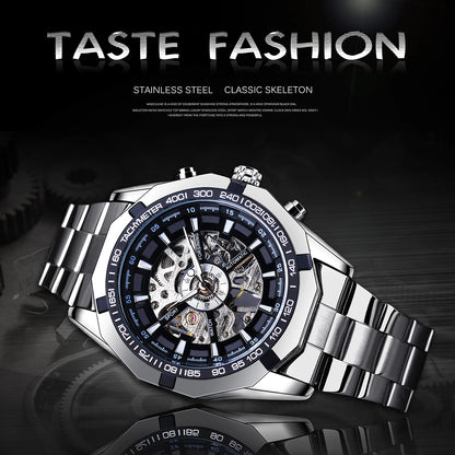 Timeless Mechanical Motion – Stylish Self-Wind Watch for Everyday Elegance