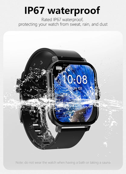 Smart Fitness Watch with Call Function – Health & Activity Tracker