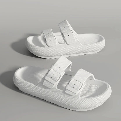 Minimal Outdoor Slide Sandals with Soft Cushioned Sole