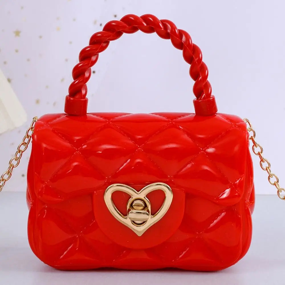 Cute Heart-Shaped Mini Shoulder Bag
