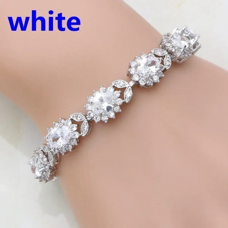 Exquisite Charm Strand Bracelet – Color Crystal Fashion Women Party Jewelry