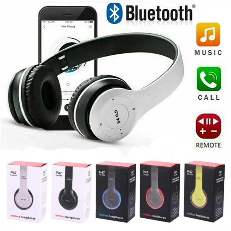 Wireless Noise-Canceling Headphones – Deep Bass & All-Day Comfort