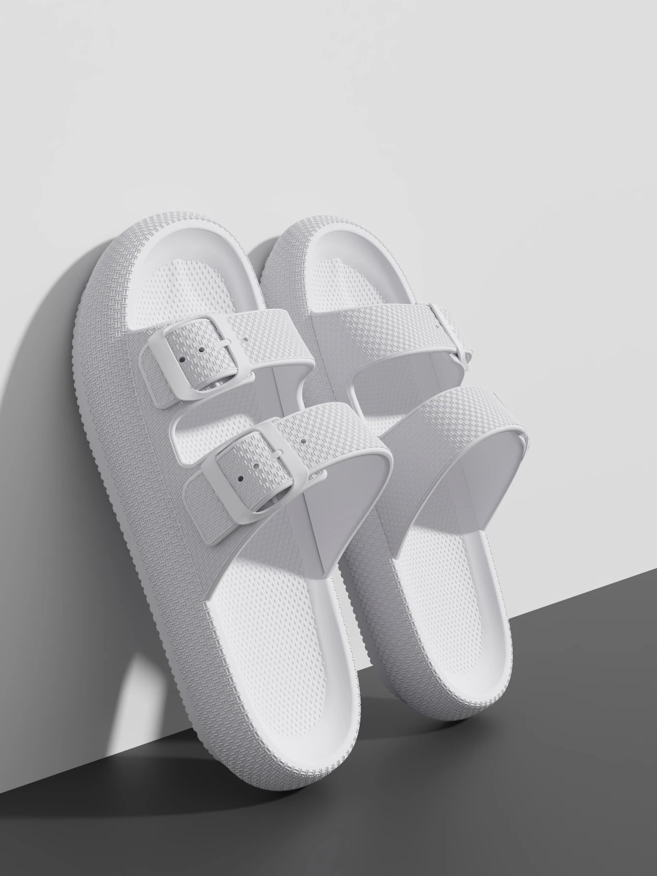 Minimal Outdoor Slide Sandals with Soft Cushioned Sole
