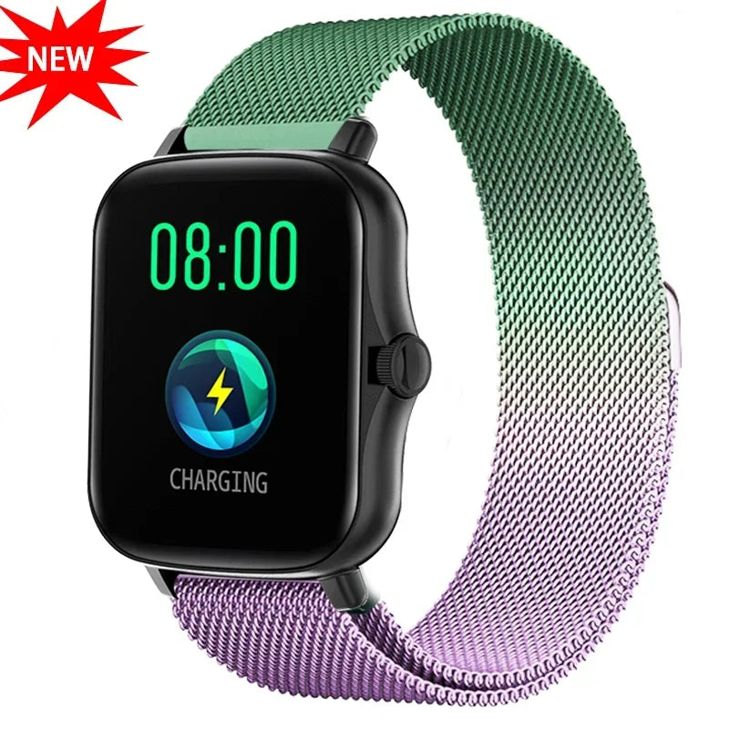 Magnetic Stainless Steel Watch Strap – Quick Fit Adjustable Design