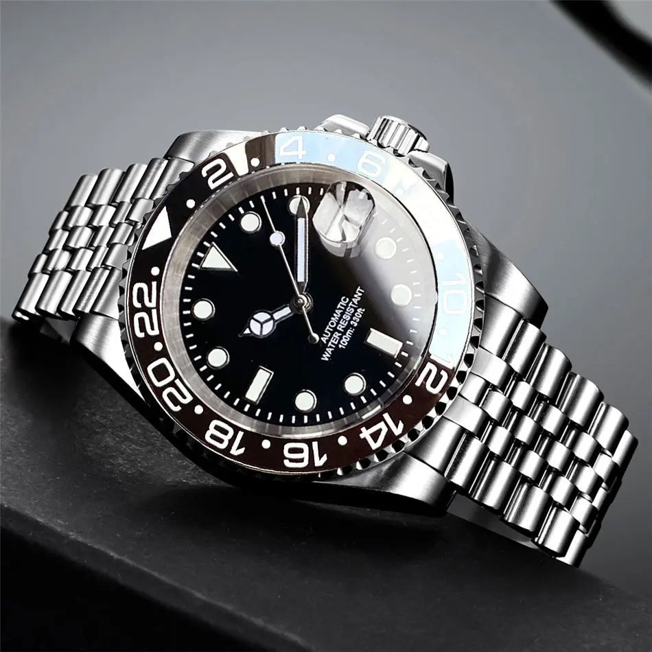 Automatic Diver Watch – Sapphire Crystal & Rotating Bezel Design