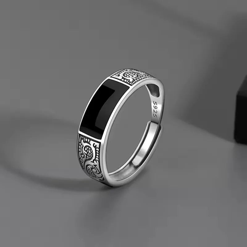 MODERN 925 STERLING SILVER HEART RING