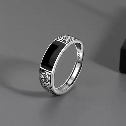 MODERN 925 STERLING SILVER HEART RING