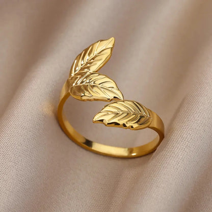 Classic Wedding Couple Rings – Gold Tone Stainless Steel Band Set
