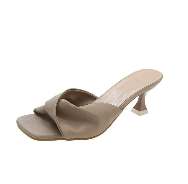 Elegant High Heel Platform Sandals with Sleek Minimal Party Style