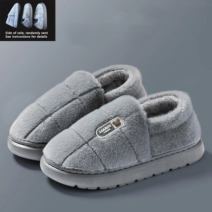 Luxury Plush Indoor Slippers for Men & Women – Soft Warm Anti-Slip Winter Comfort