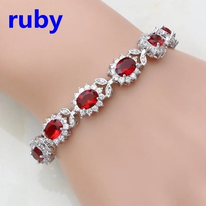 Exquisite Charm Strand Bracelet – Color Crystal Fashion Women Party Jewelry