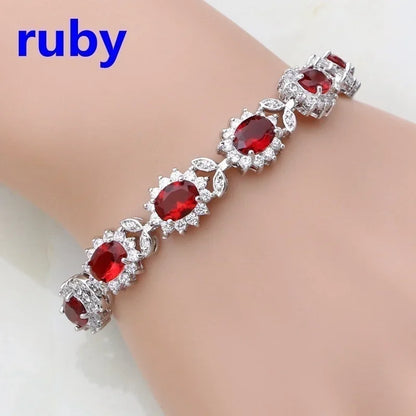 Exquisite Charm Strand Bracelet – Color Crystal Fashion Women Party Jewelry