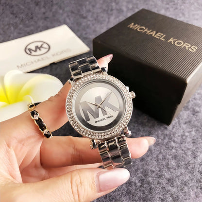 Luxury-Inspired Women’s Quartz Watch – Elegant Diamond-Style Dial & Fashion Design
