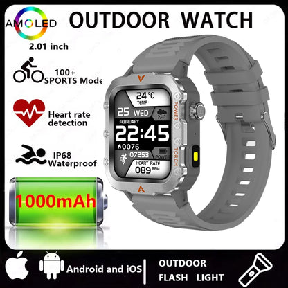 Modern Sports Smartwatch with Bluetooth Calls & Multi Function Display