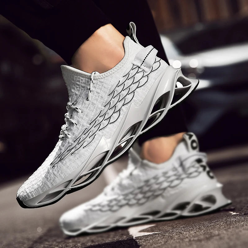 Men’s Breathable Casual Sneakers – Lightweight Fashion Running Shoes