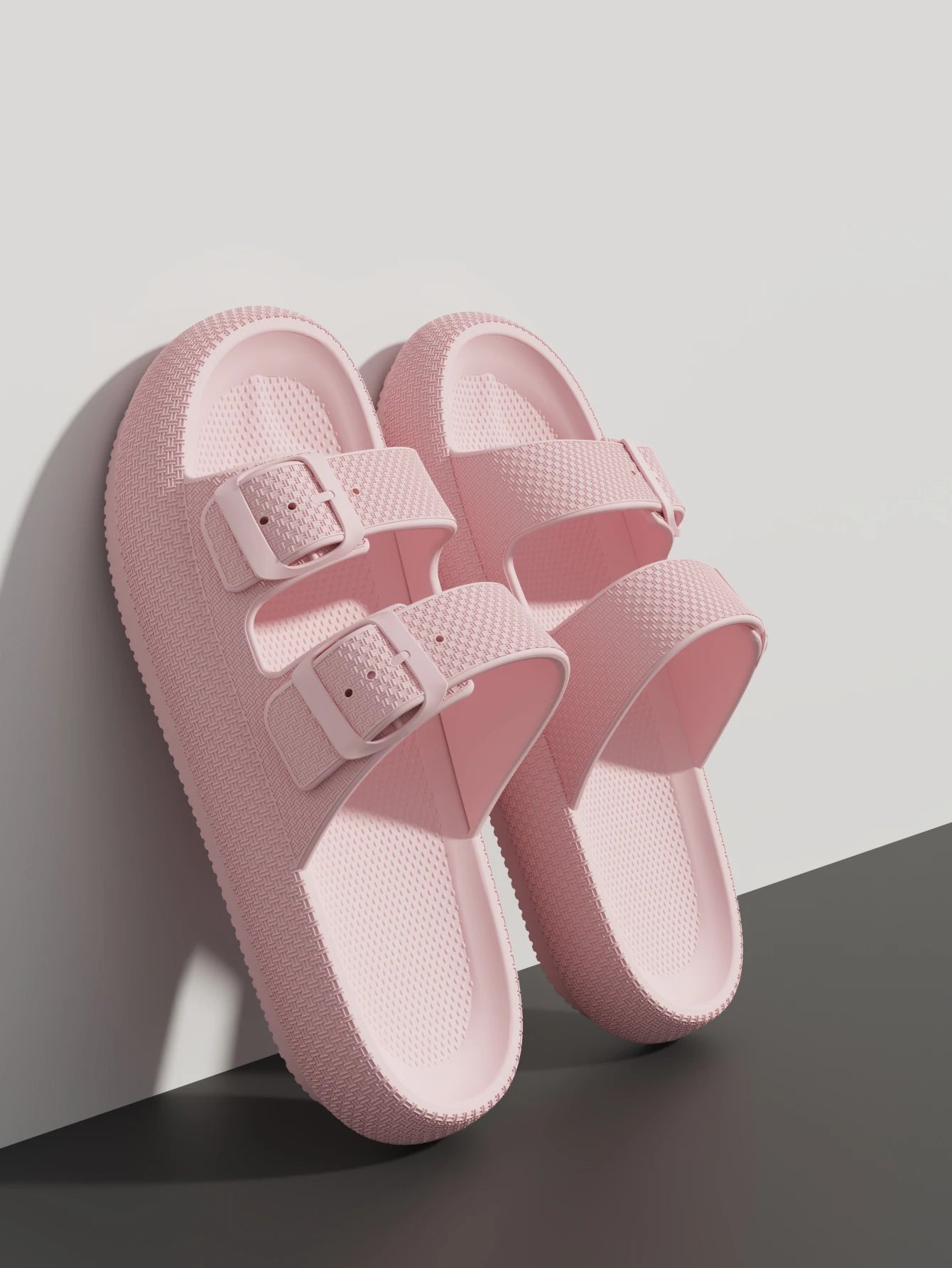 Minimal Outdoor Slide Sandals with Soft Cushioned Sole