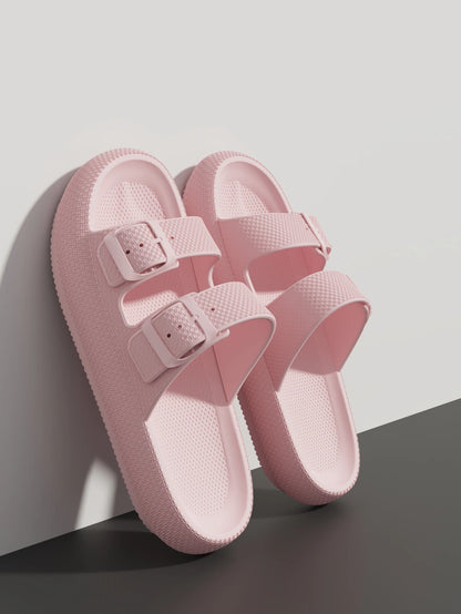 Minimal Outdoor Slide Sandals with Soft Cushioned Sole