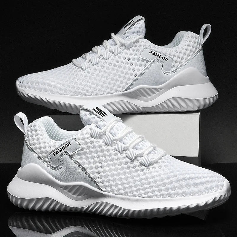 Men’s Breathable Mesh Summer Loafers – Lightweight Casual Walking Shoes