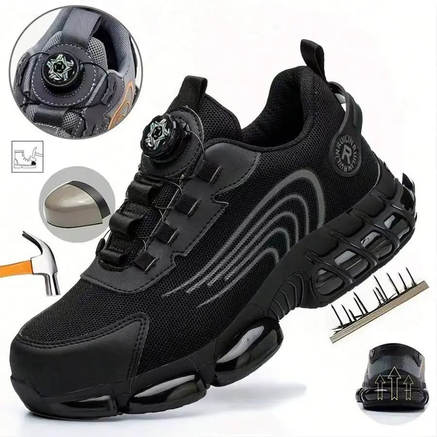 Protective Work Sneakers – Steel Toe Anti-Slip Comfortable Safety Shoes
