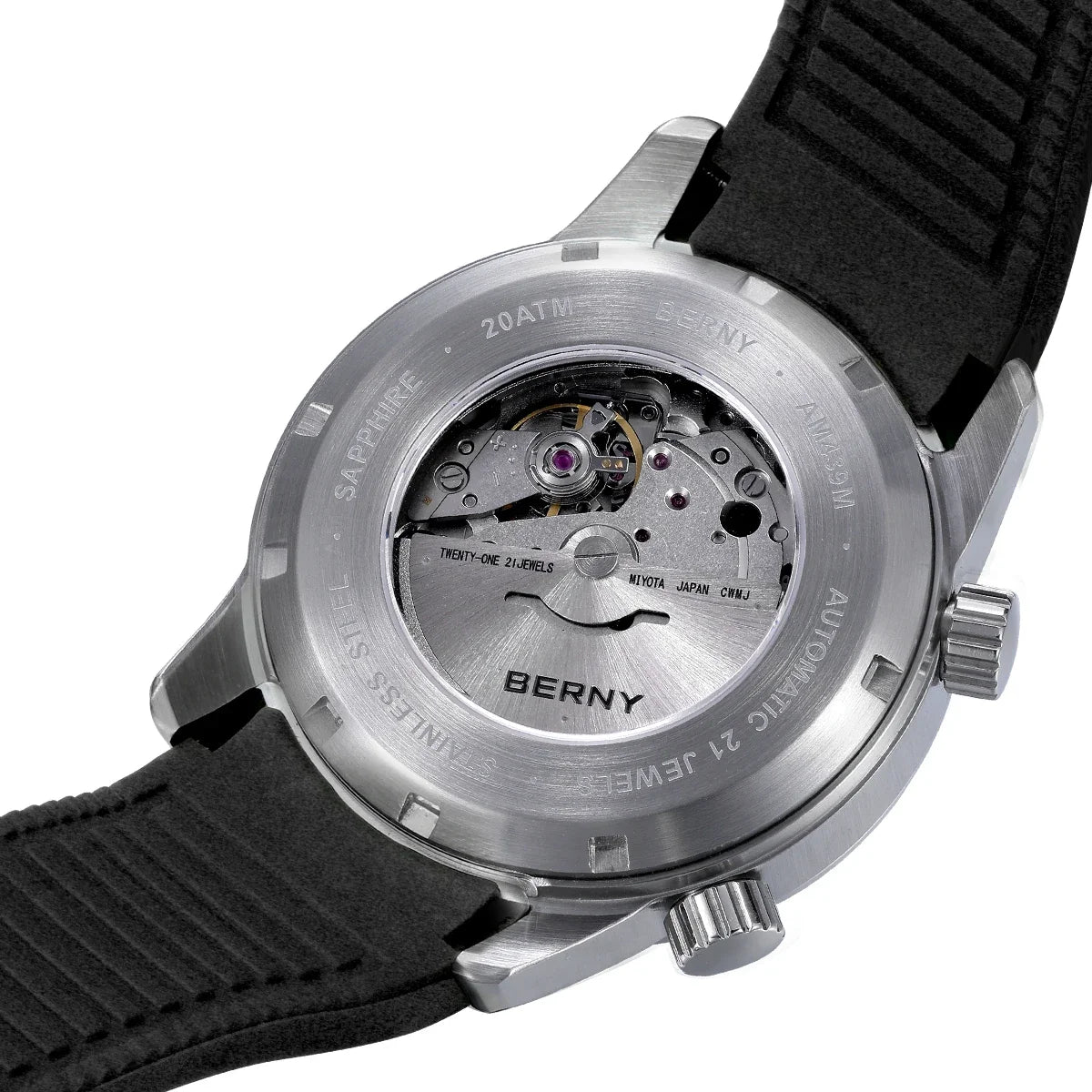 Professional 200M Automatic Diver Watch – Sapphire Luminous Steel Edition