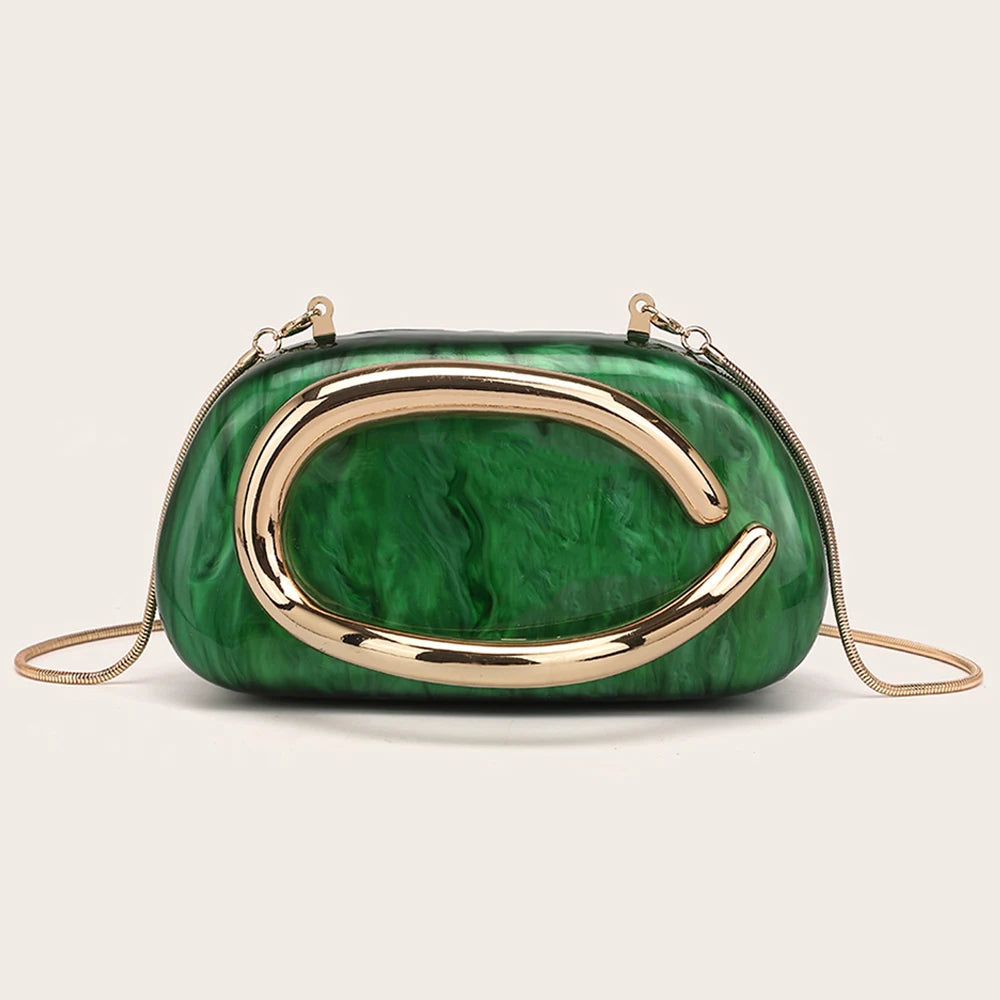 Sophisticated Women’s Clutch Purse – Glamorous Gold-Tone Bag for Special Occasions