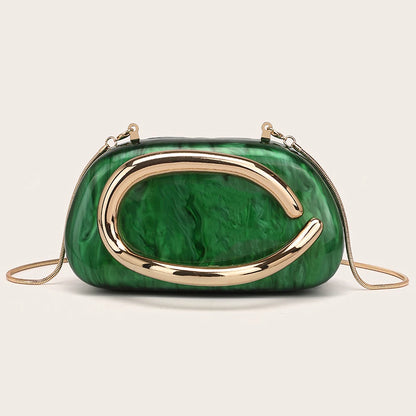 Sophisticated Women’s Clutch Purse – Glamorous Gold-Tone Bag for Special Occasions