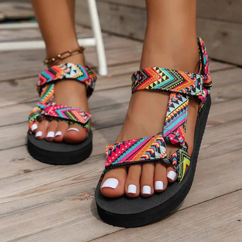 Minimal Summer Flat Sandals with Comfortable Rope Inspired Design