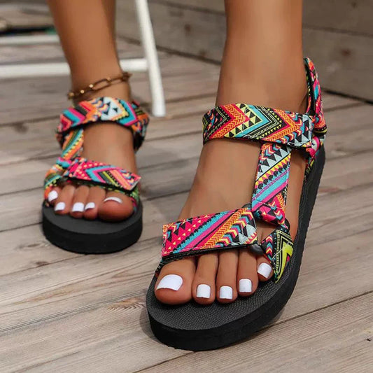 Minimal Summer Flat Sandals with Comfortable Rope Inspired Design