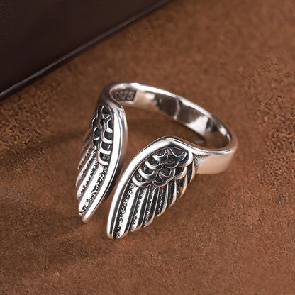 MODERN 925 STERLING SILVER HEART RING