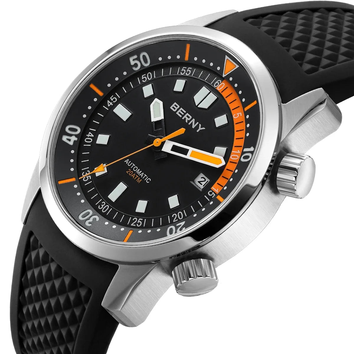 Professional 200M Automatic Diver Watch – Sapphire Luminous Steel Edition