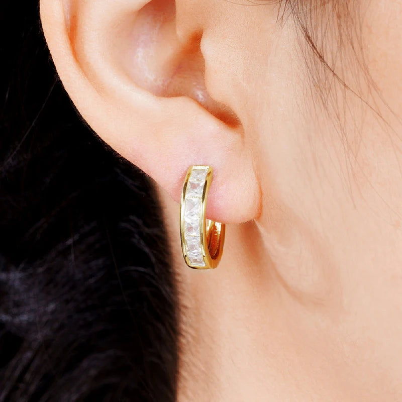 Elegant Everyday Hoop Earrings – Simple Modern Women Jewelry