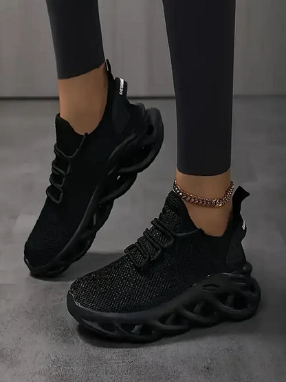 Simple Casual Lace-Up Sneakers with Soft Everyday Comfort Fit