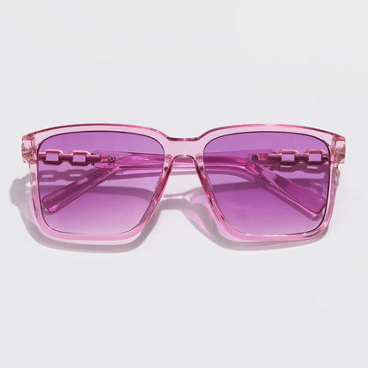 Modern Square Gradient Cycling Sunglasses with UV Protection for Women