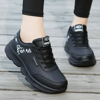Women’s Lightweight Casual Sneakers – Lace-Up Running Shoes for Everyday Wear