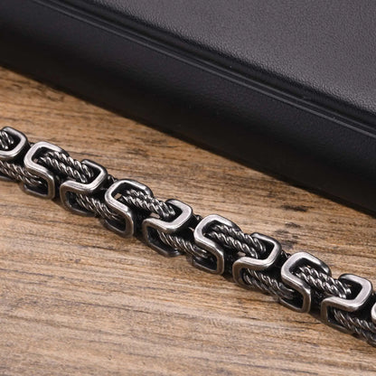 Everyday Stainless Steel Chain Bracelet for Modern Men’s Fashion
