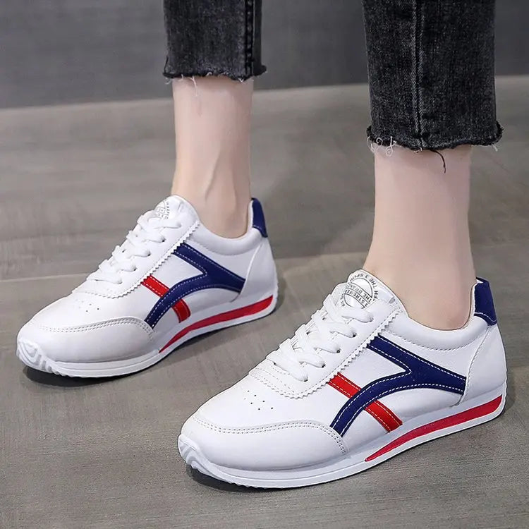 Men’s Versatile Knit Running Sneakers – Comfortable Flat Sole Sports Shoes