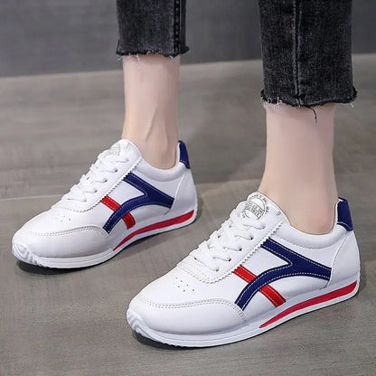 Men’s Versatile Knit Running Sneakers – Comfortable Flat Sole Sports Shoes