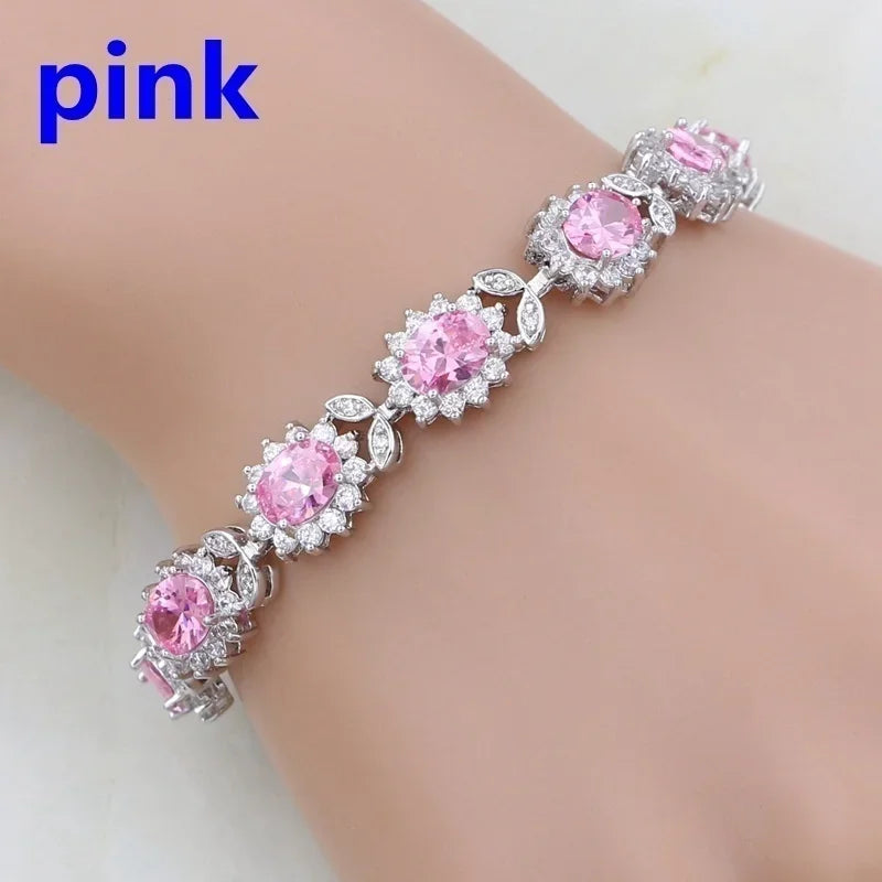 Exquisite Charm Strand Bracelet – Color Crystal Fashion Women Party Jewelry