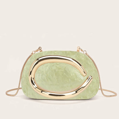 Sophisticated Women’s Clutch Purse – Glamorous Gold-Tone Bag for Special Occasions