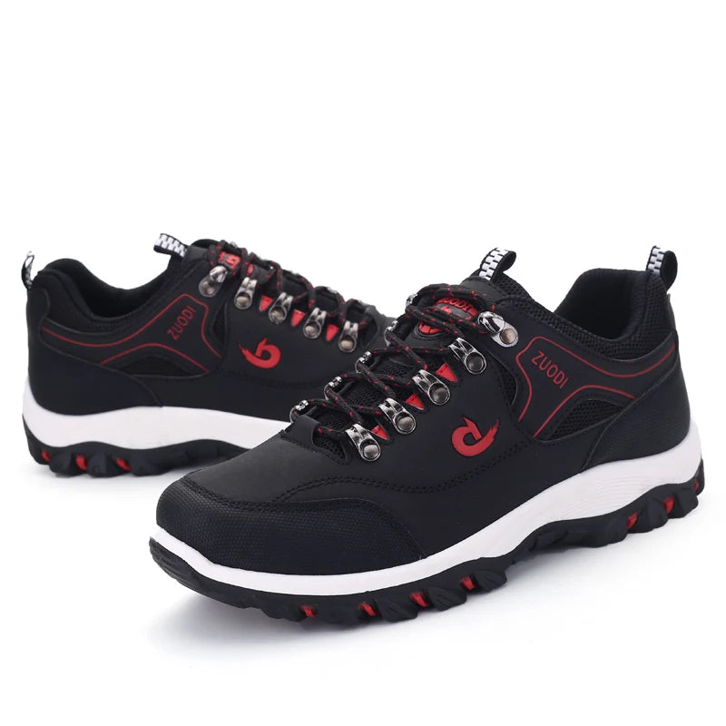 Men’s Classic Leather Casual Shoes – Lightweight Sneakers for Daily Wear