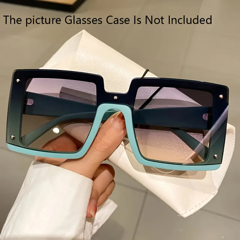 Oversized Square Luxury Fashion Sunglasses for Men and Women