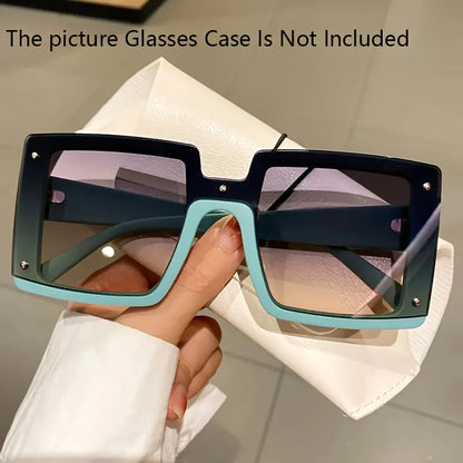 Oversized Square Luxury Fashion Sunglasses for Men and Women
