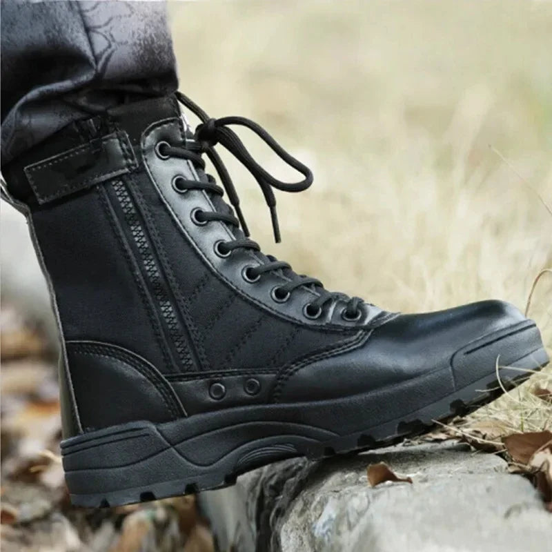 Men’s Outdoor Desert Boots – Anti-Slip Ankle Work & Hiking Shoes